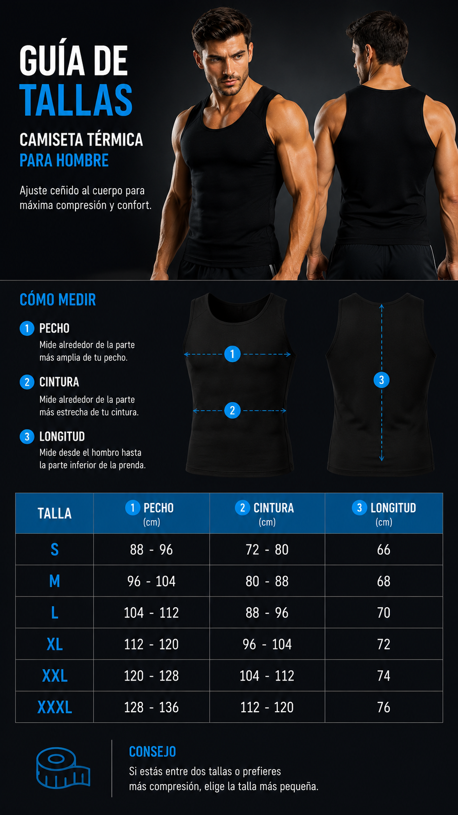 Camiseta Efecto Sauna Talla L/XL